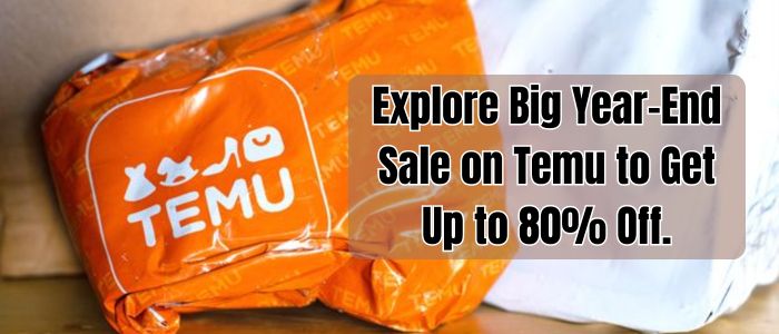 Explore Big Year-End Sale on Temu!
