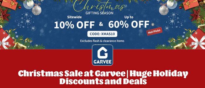 Christmas Sale at Garvee | Huge Holiday Discounts and Deals