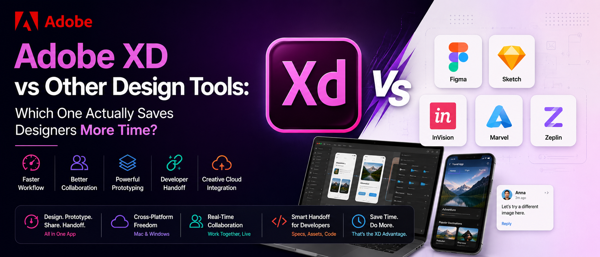 Adobe XD vs Other Design Tools: Which One Actually Saves Designers More Time?