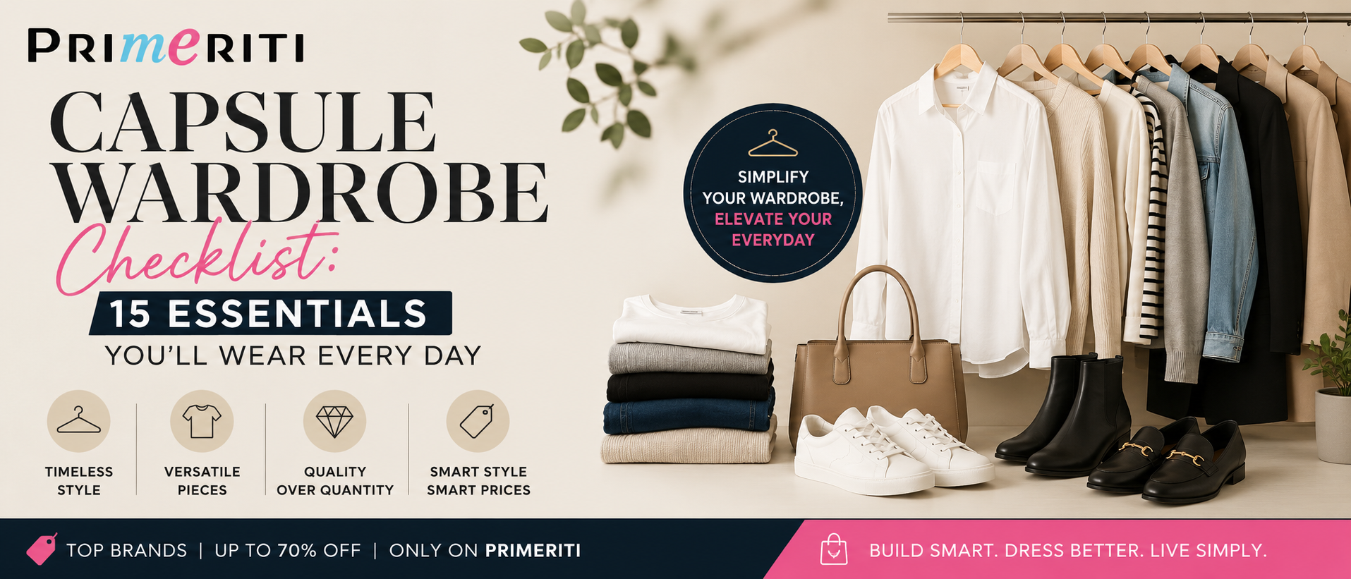 Capsule Wardrobe Checklist: 15 Essentials You'll Wear Every Day