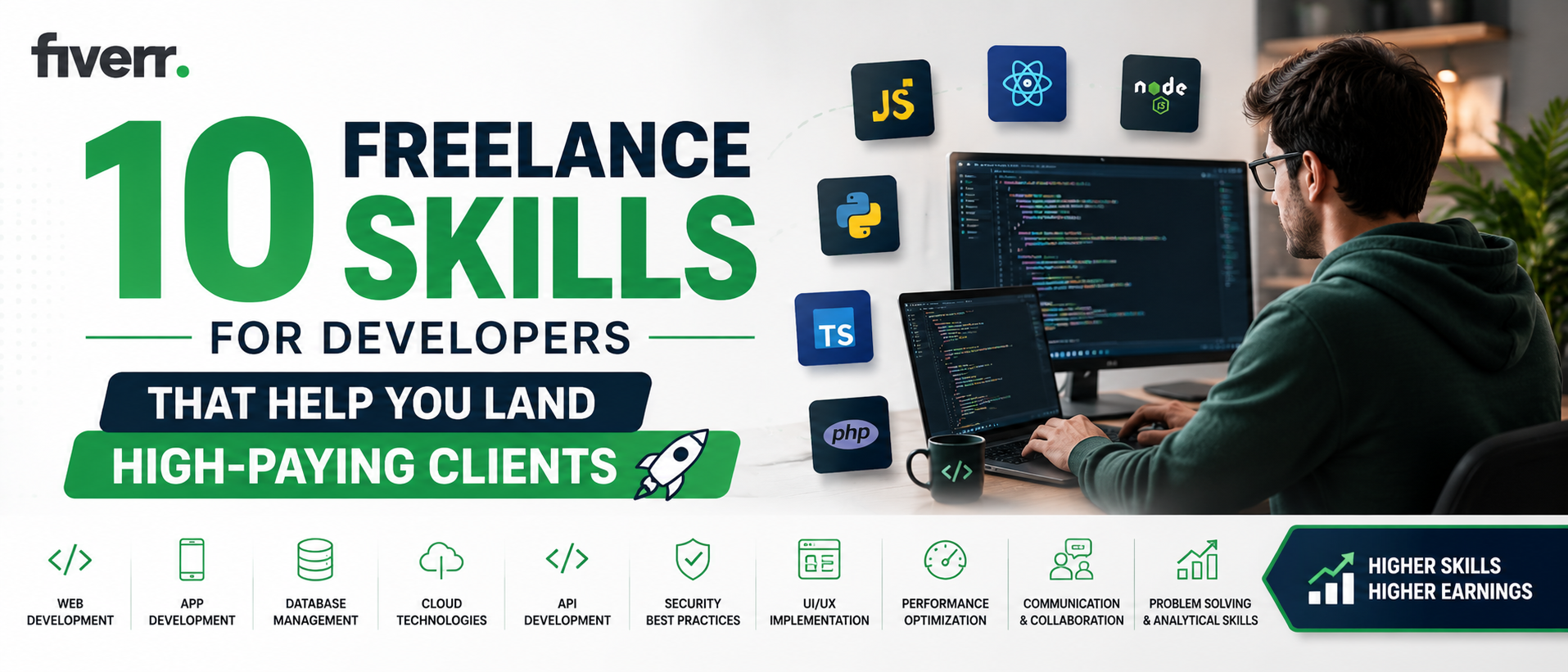 10 Freelance Skills for Developers That Help You Land High-Paying Clients
