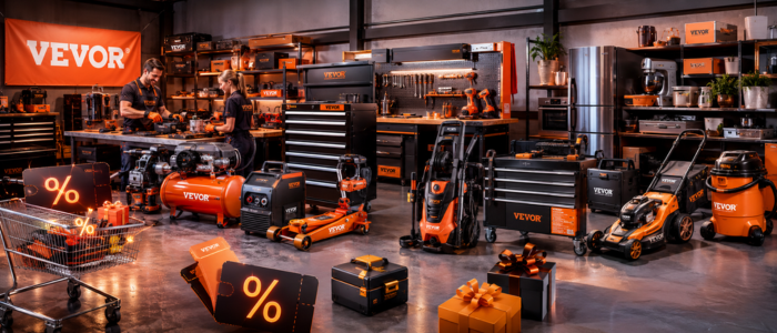 VEVOR Coupons & Deals 2026: Save Big on Tools, Equipment and Home Essentials
