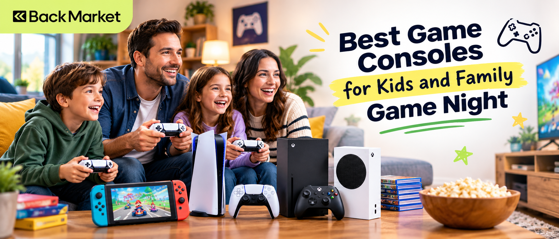 Best Game Consoles for Kids and Family Game Night