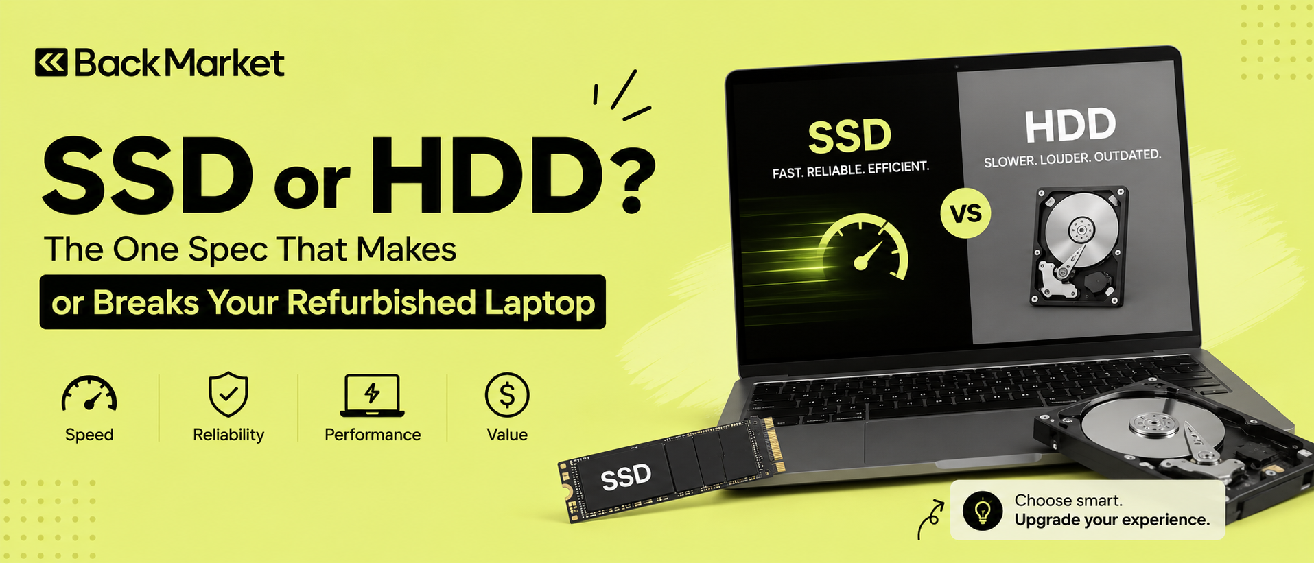 SSD or HDD? The One Spec That Makes or Breaks Your Refurbished Laptop